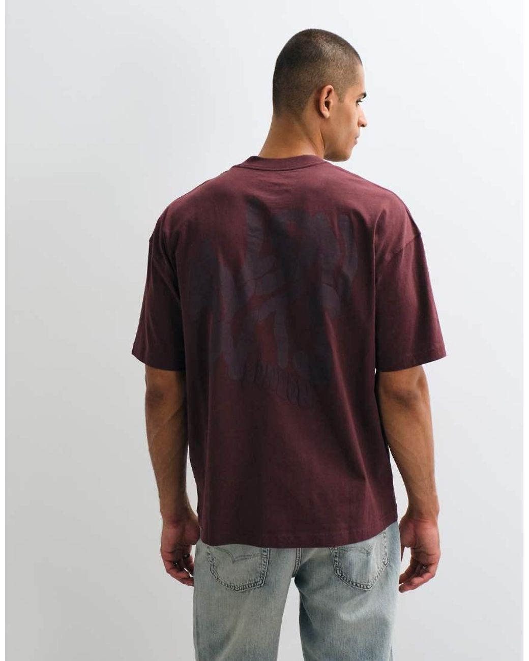 AllSaints Multicolor Orlando Short Sleeve Graphic Logo T-shirt With Back Print for men