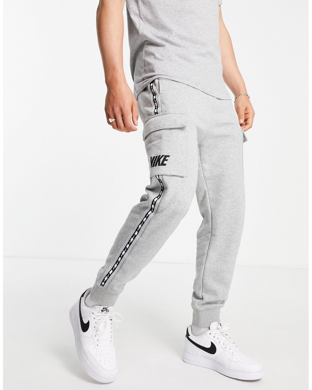 nike repeat grey joggers