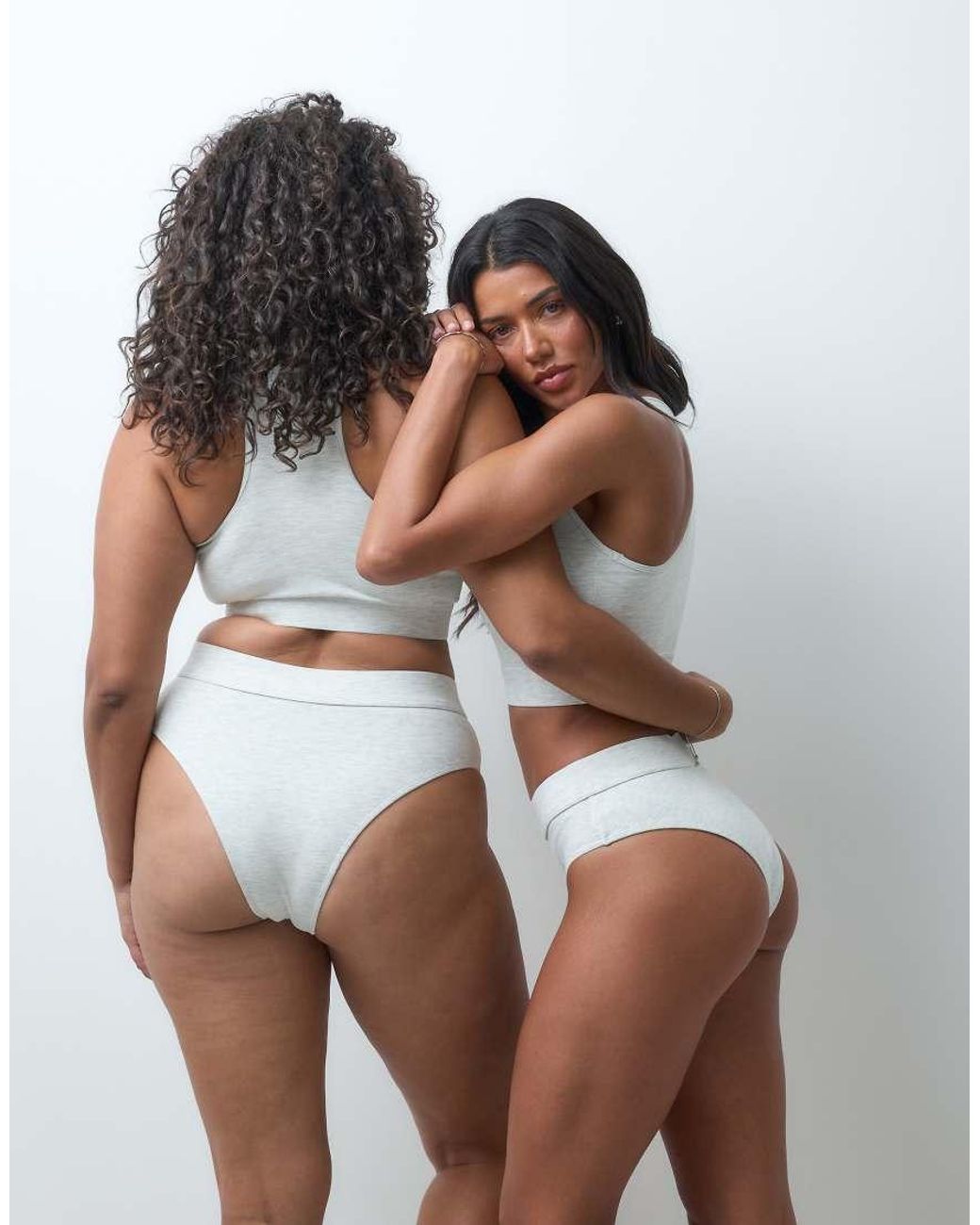 RIEN STUDIO Brown High Wasited Knicker Brief