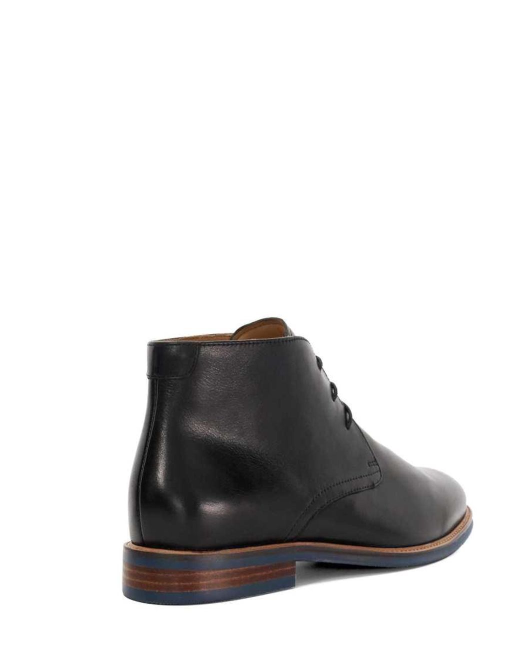 Dune Black Millers Chukka Boots for men