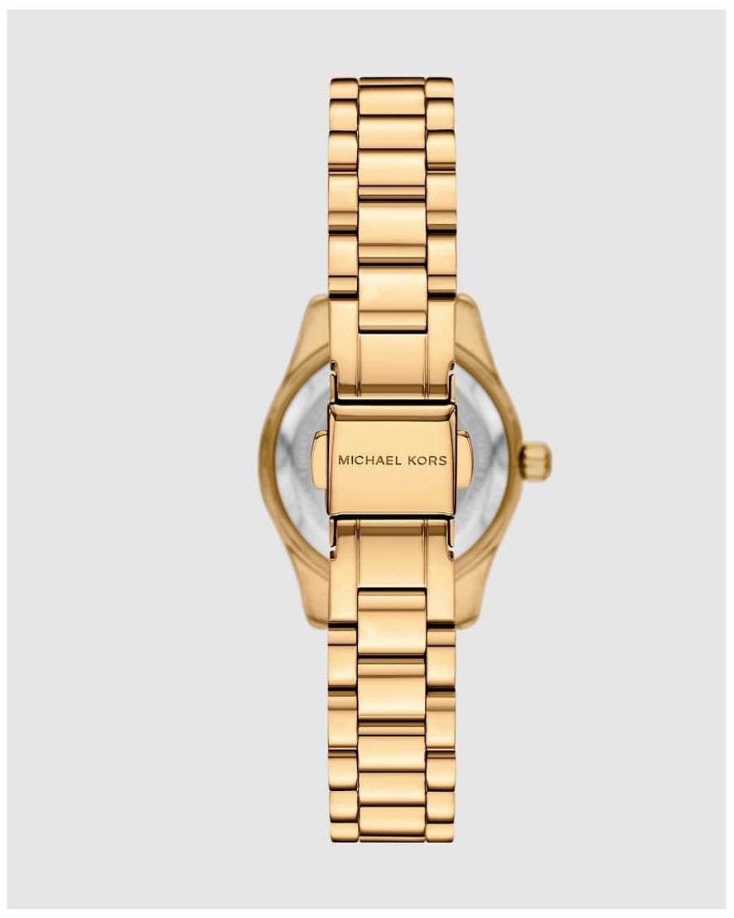 Michael Kors Metallic Lexington Three-Hand-Tone Stainless Steel Watch And Interchangeable Topring Set