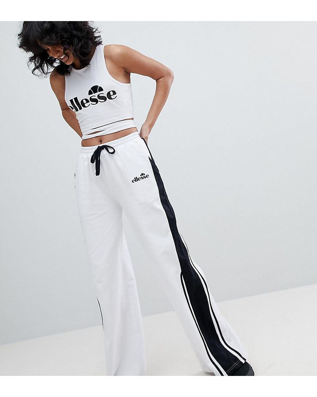 Ellesse Tracksuit Pant With Wide Leg 