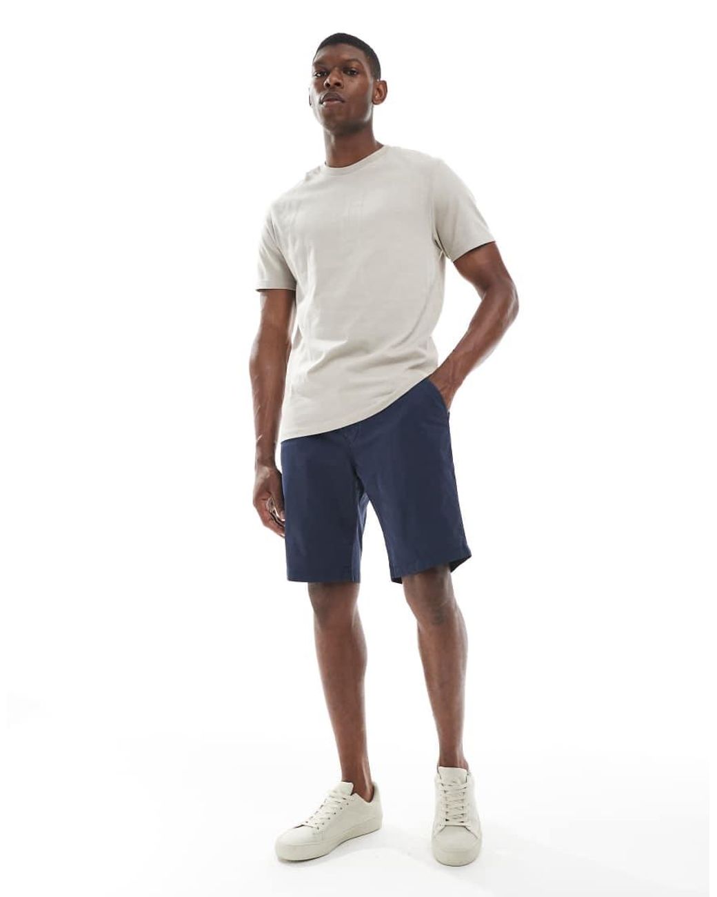 Paul Smith Blue Zebra Logo Chino Shorts for men