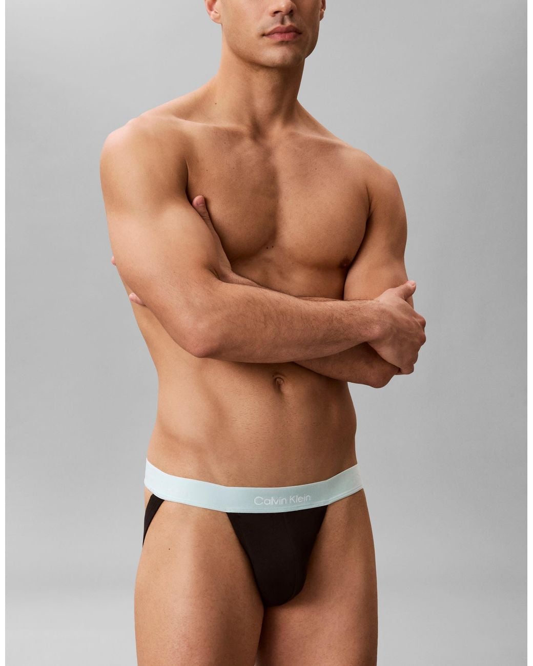 Calvin Klein Black Icon Cotton Stretch 3 Pack Jockstraps for men