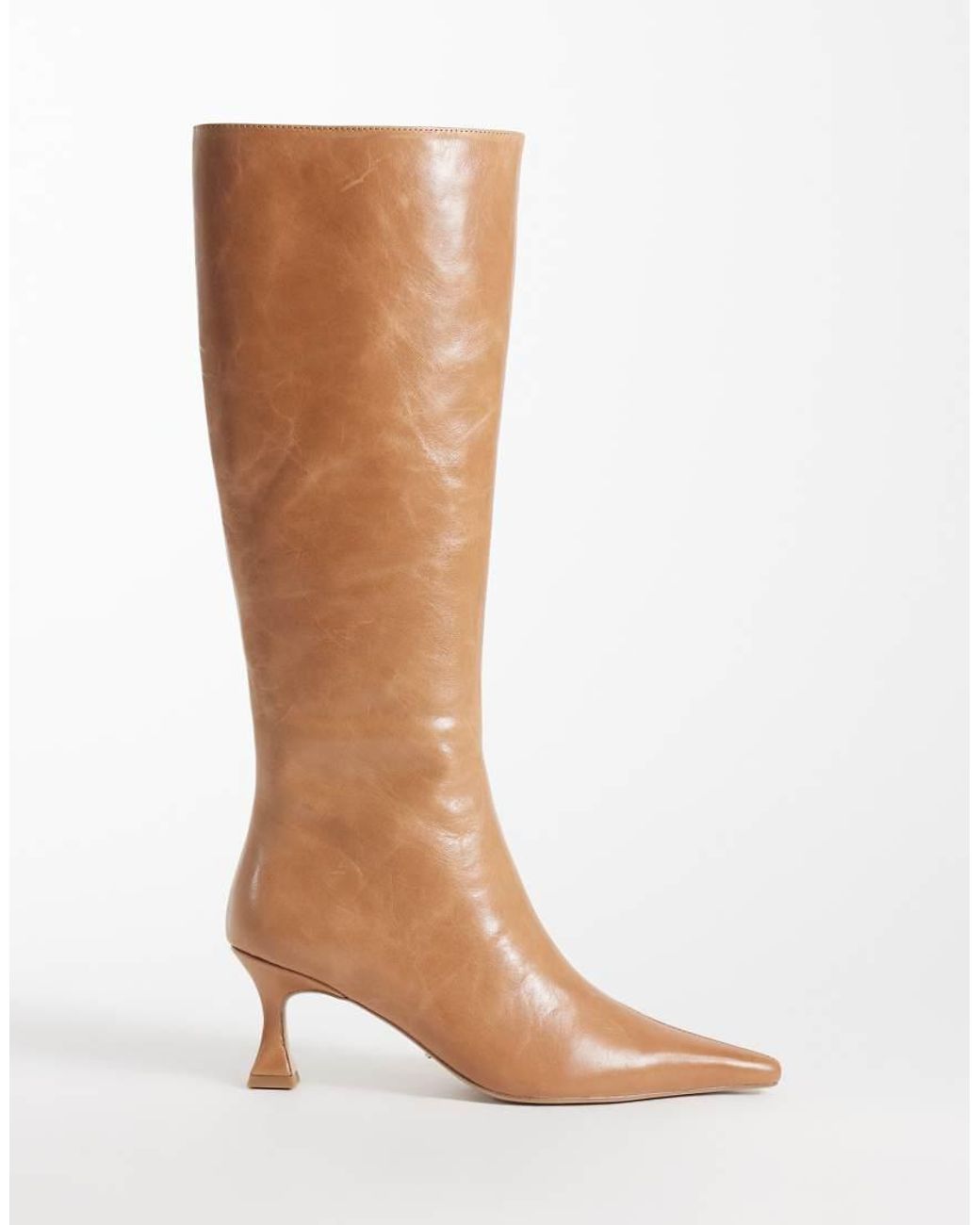 Tony Bianco Brown Jaq Heeled Knee Boots