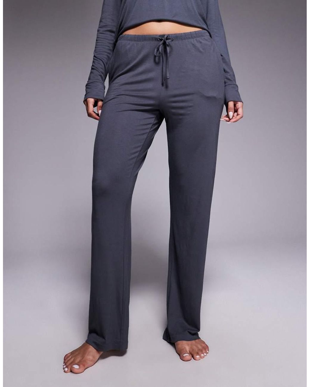 DKNY Blue Top And Pant Pyjama Set