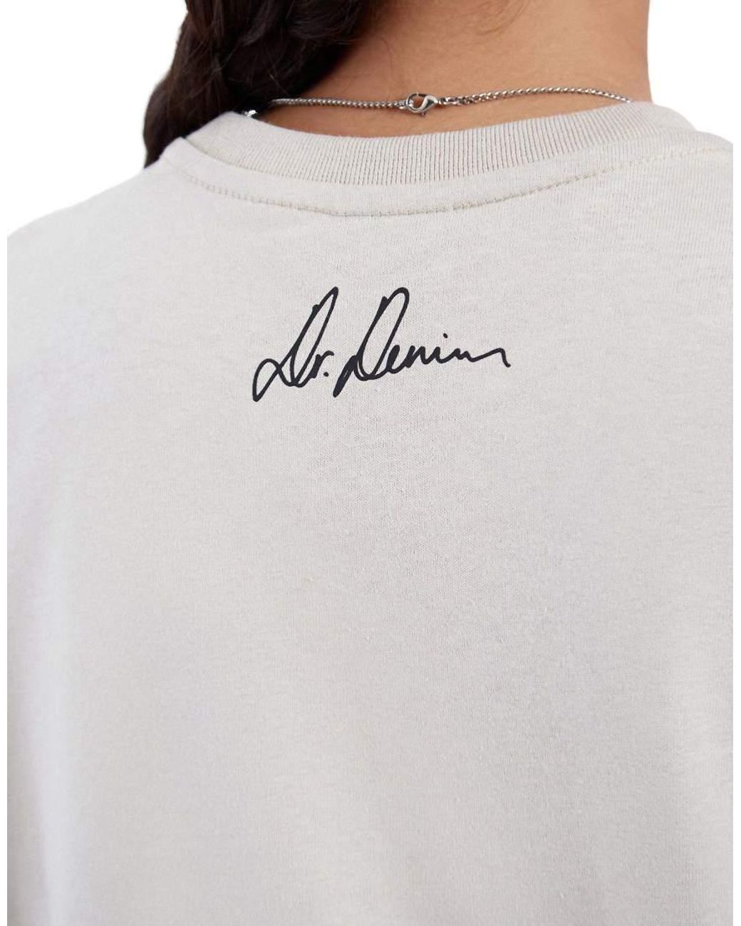 Dr. Denim Blue Trooper Relaxed Fit Graphic T-Shirt