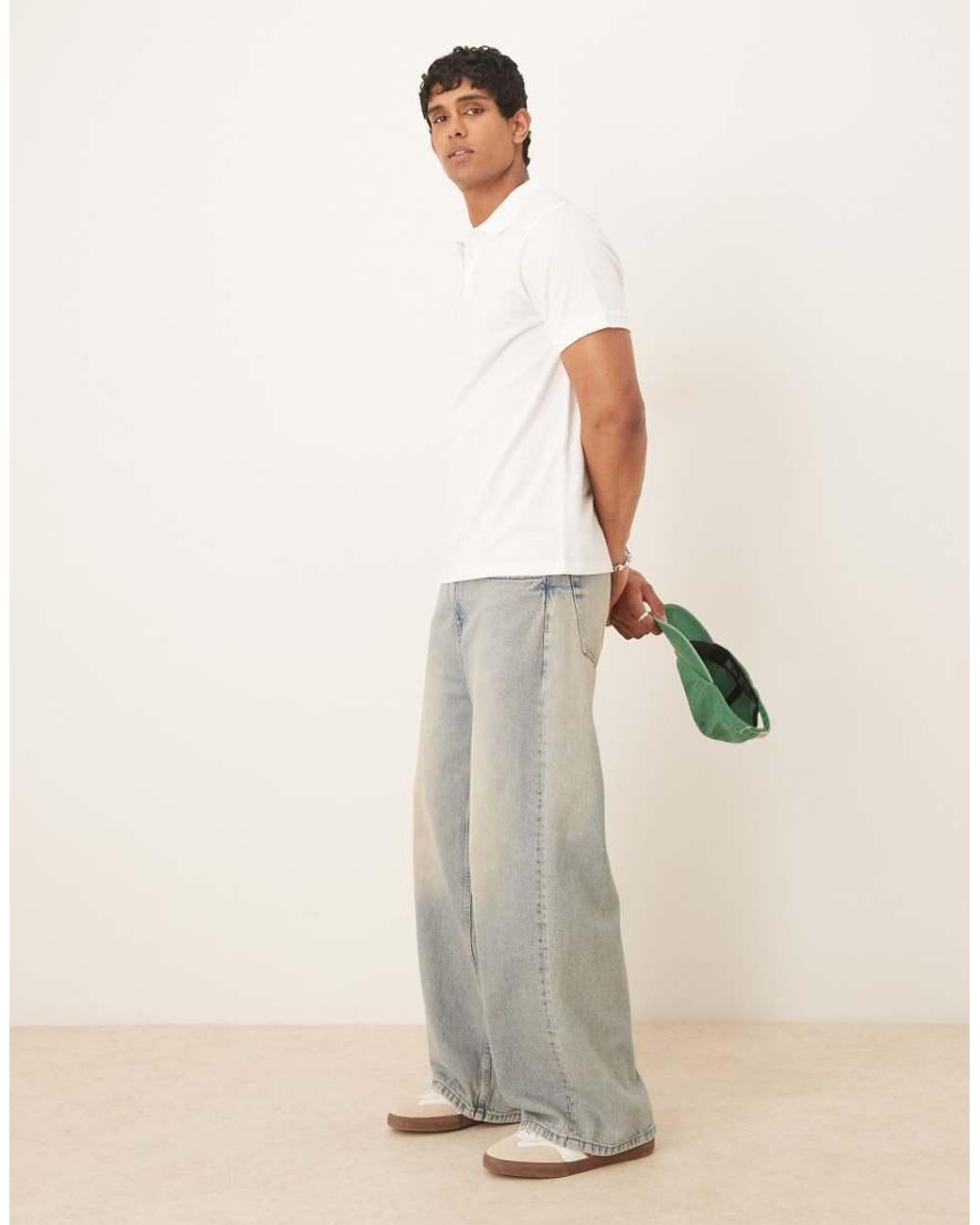 ASOS White Essentials Regular Fit Polo for men