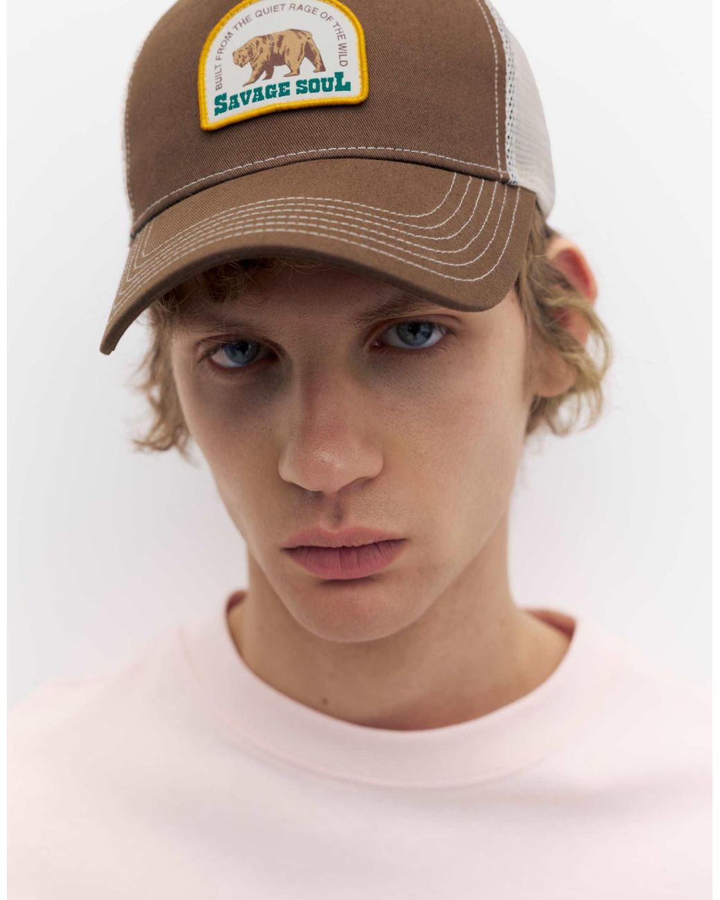 Pull&Bear – kappe in Brown für Herren
