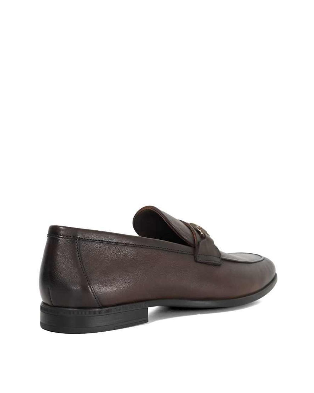 Dune Gray Wide Fit Seymore Wf Loafers for men