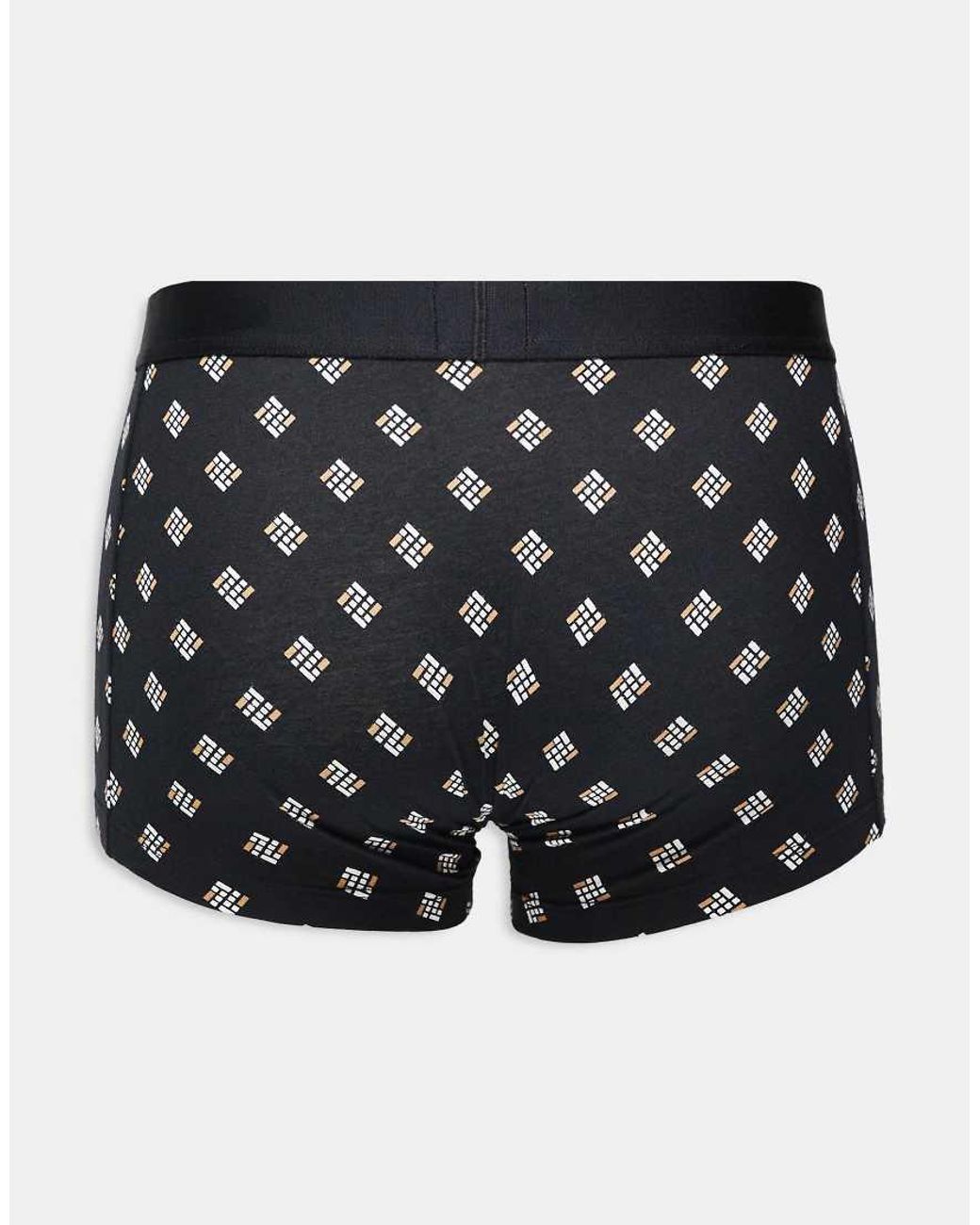 Boss Black Boss One Bodywear 3-Pack Front Icon Logo Trunks for men