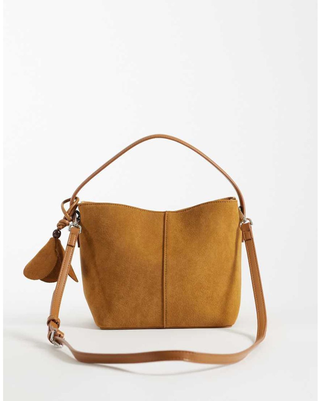 ASOS Brown Faux Suede Grab Bag