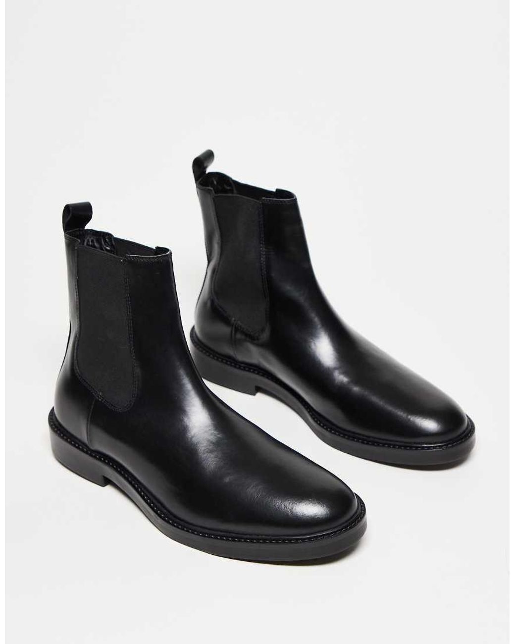 ASOS Black Chelsea Boots for men