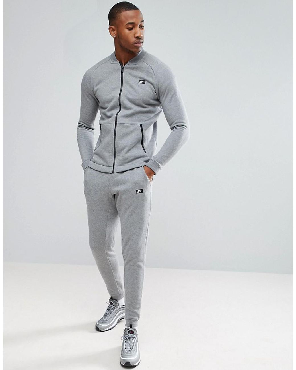 Nike Modern Tracksuit Set In Grey 861642-091 in Grey for Men | Lyst UK
