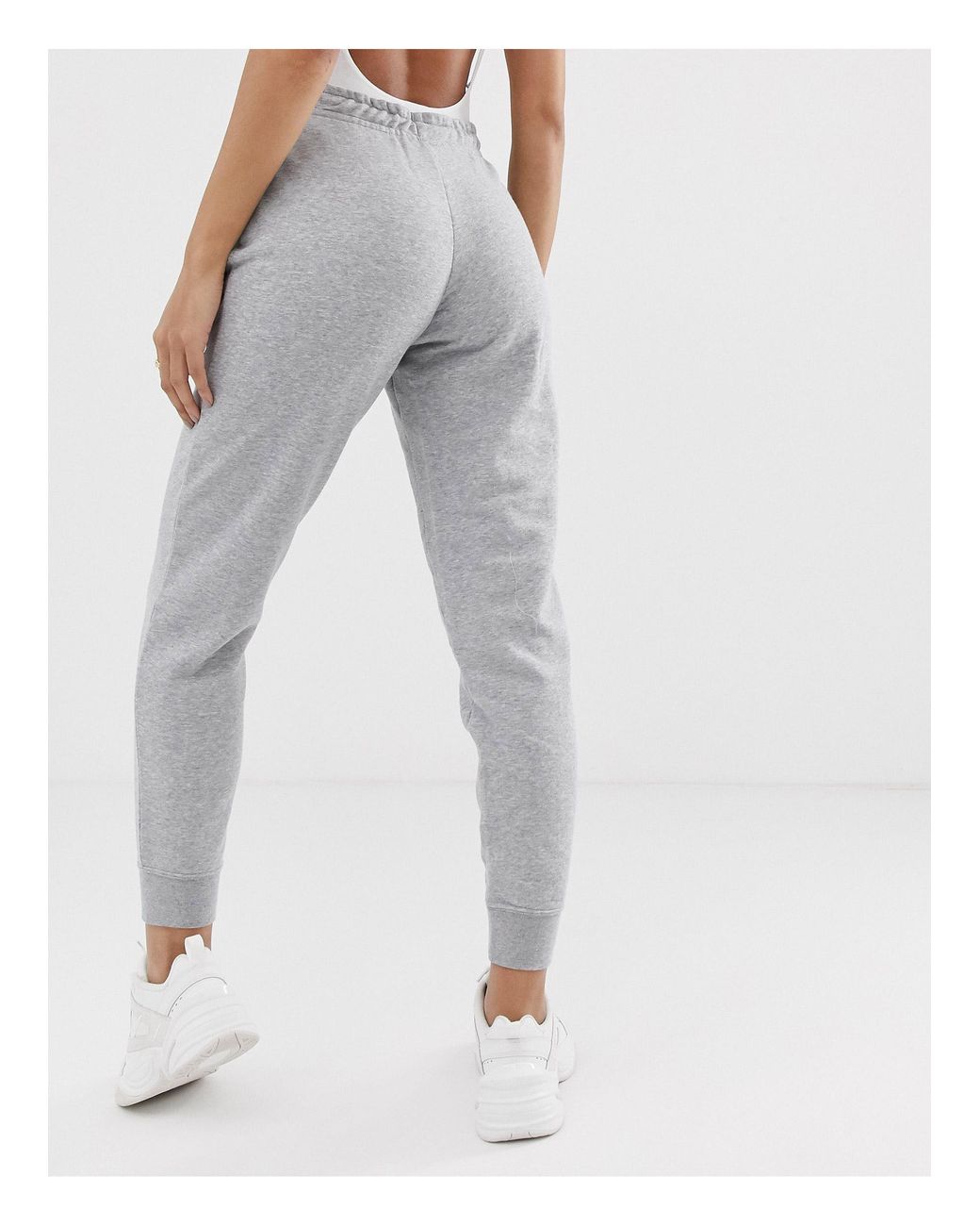 grey skinny joggers nike