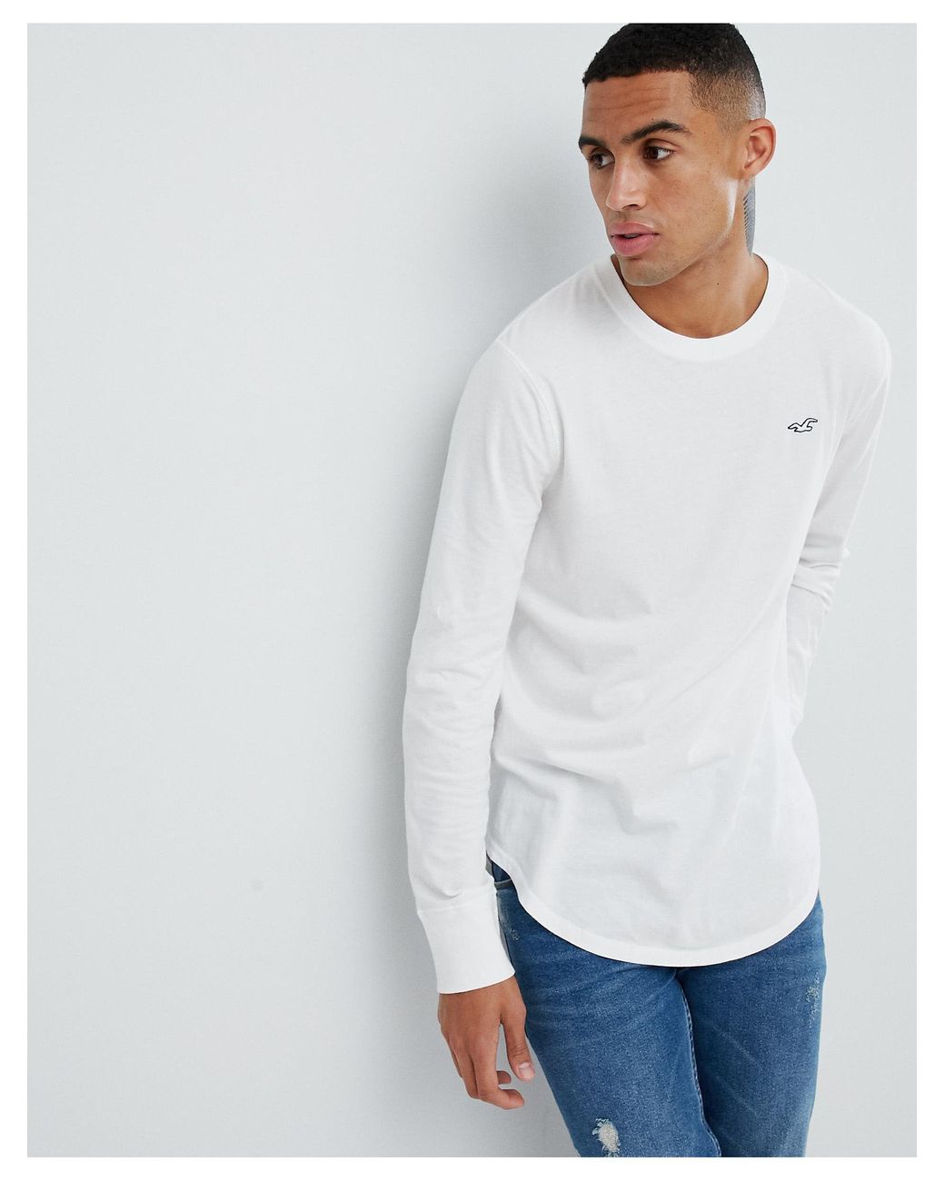 Camiseta Hollister de hombre de color Blanco | Lyst