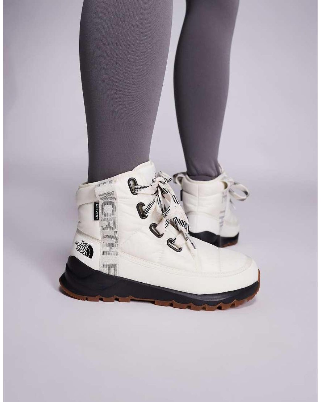 The North Face Metallic Thermoball Lace-Up Luxe Waterproof Boots