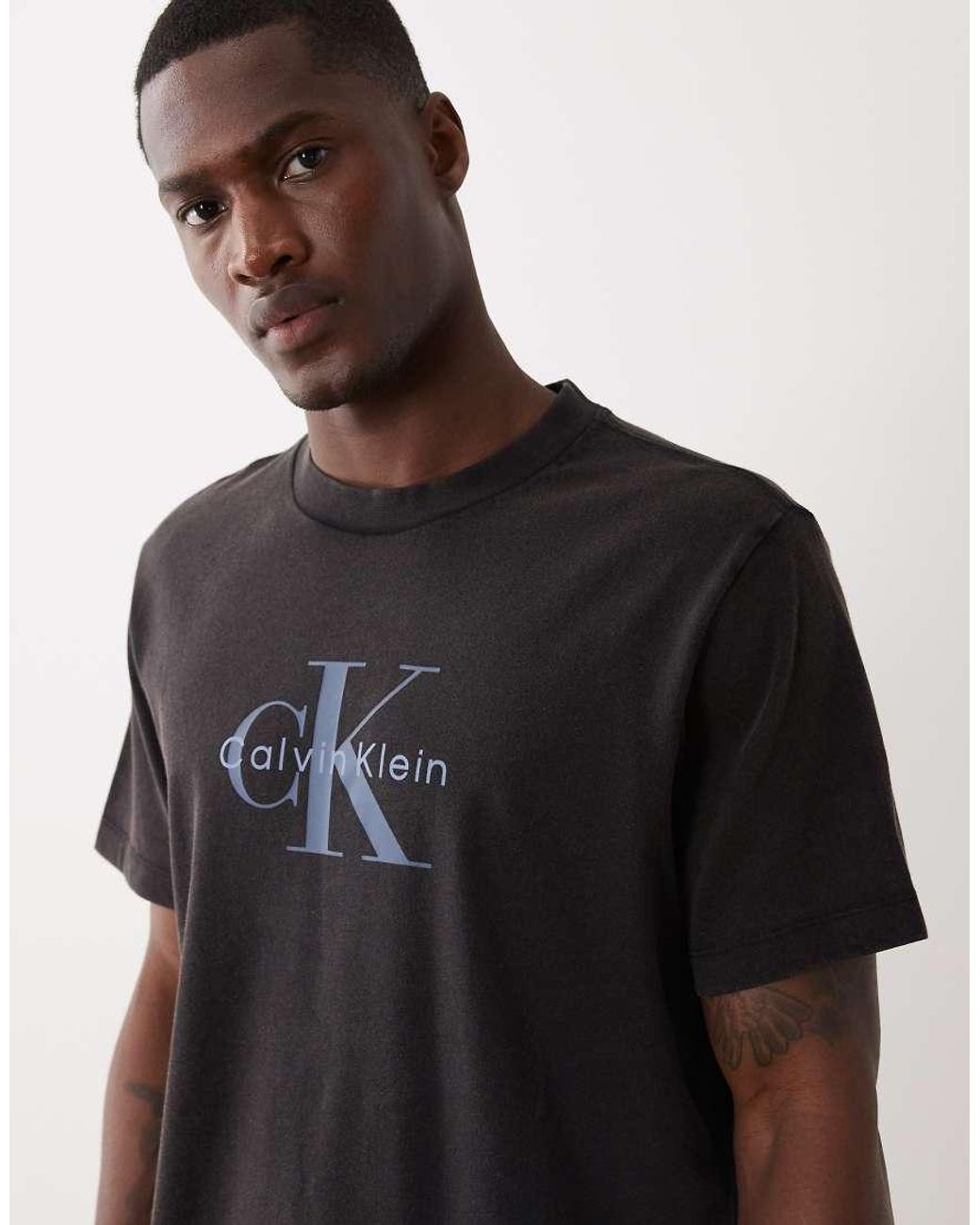 Calvin Klein Black Monologo Graphic T-shirt