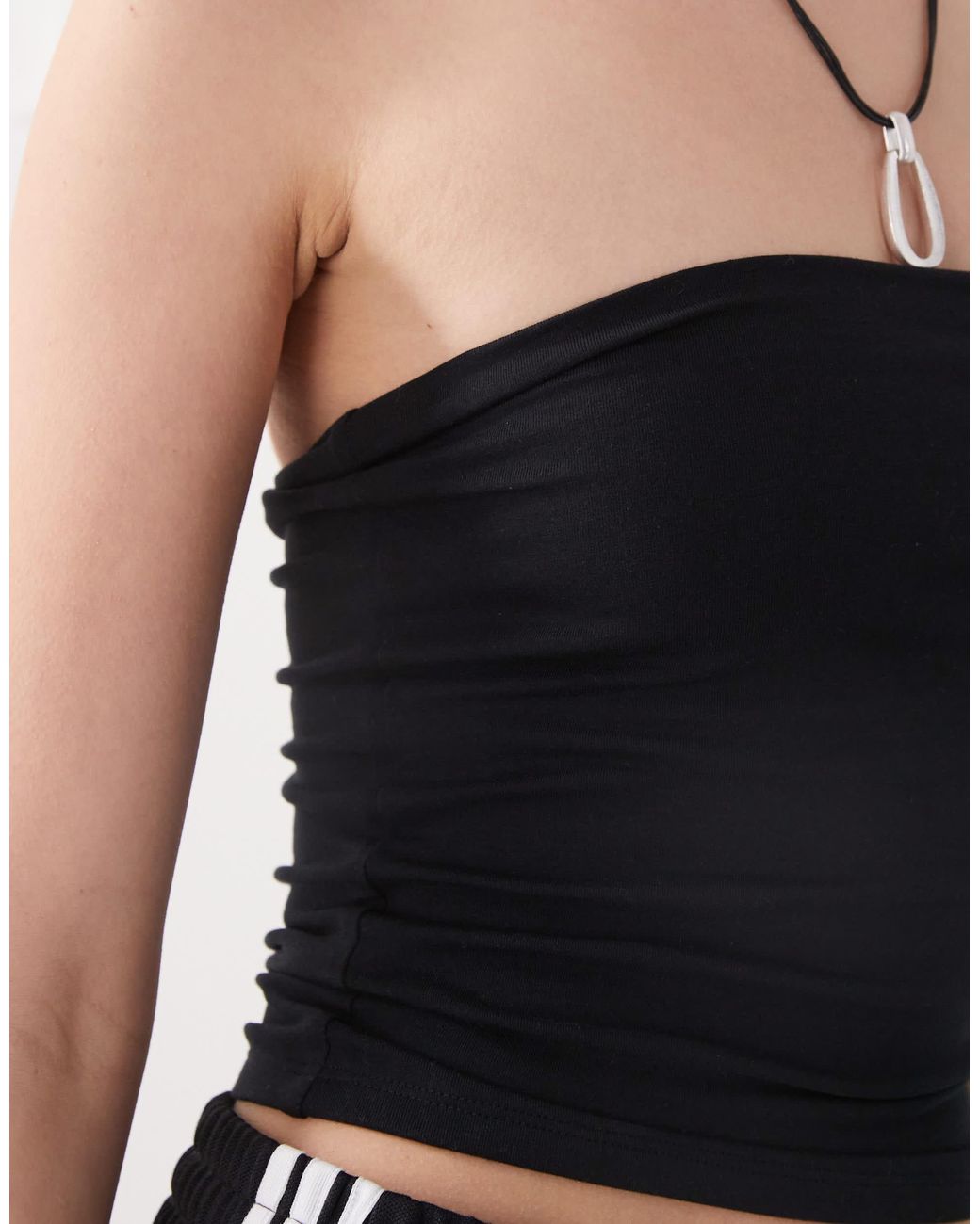Collusion Black Double Lined Bandeau