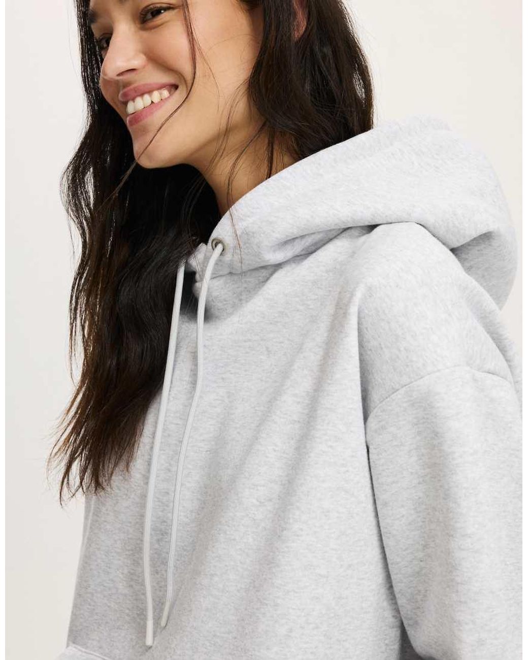 Cotton On White Premium Oversized Hoodie