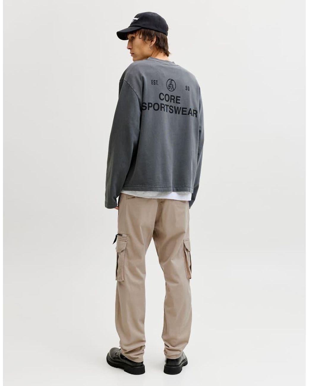Jack & Jones Natural Cargo Trousers for men