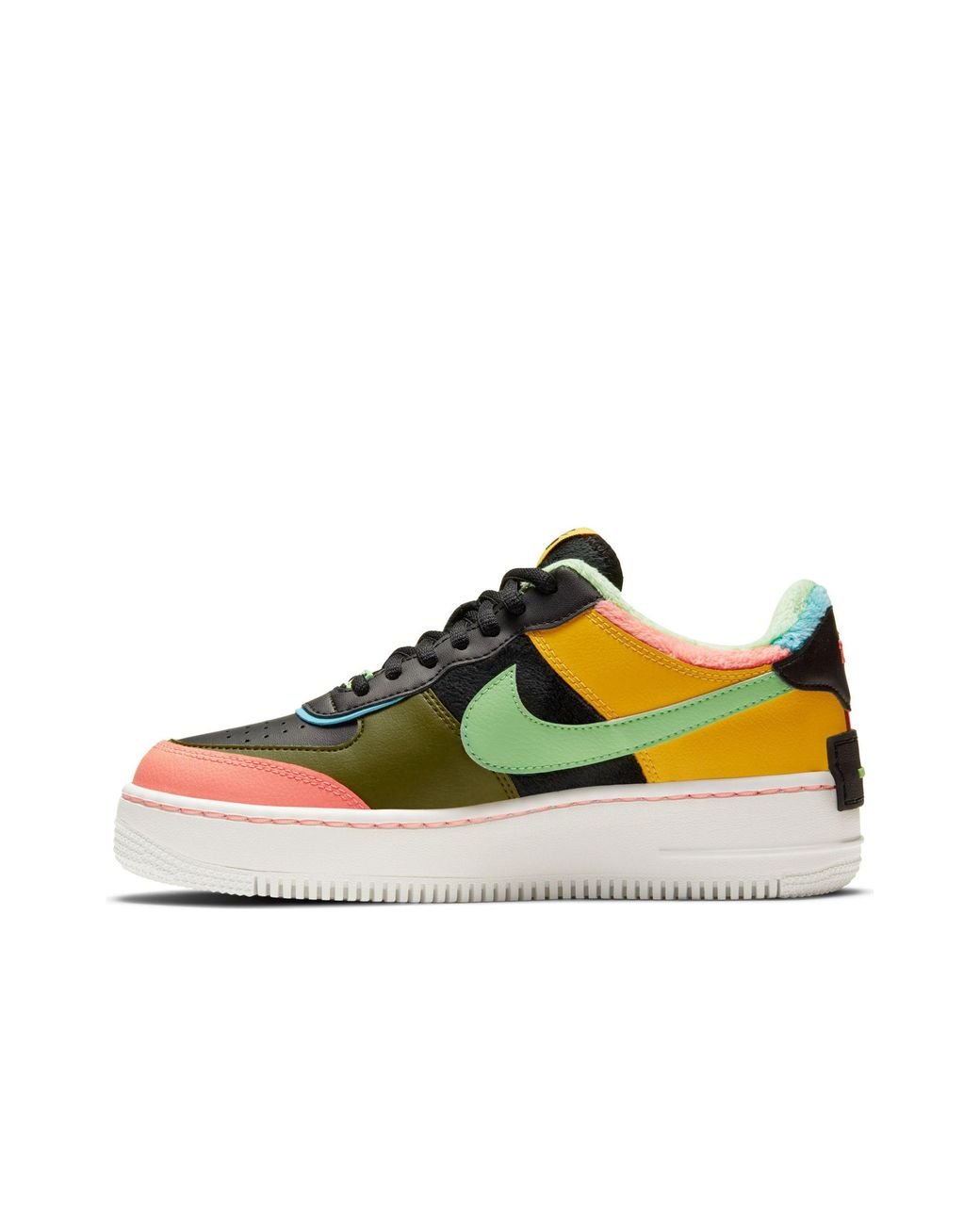 Zapatillas color negro y fluorescente Nike | Lyst