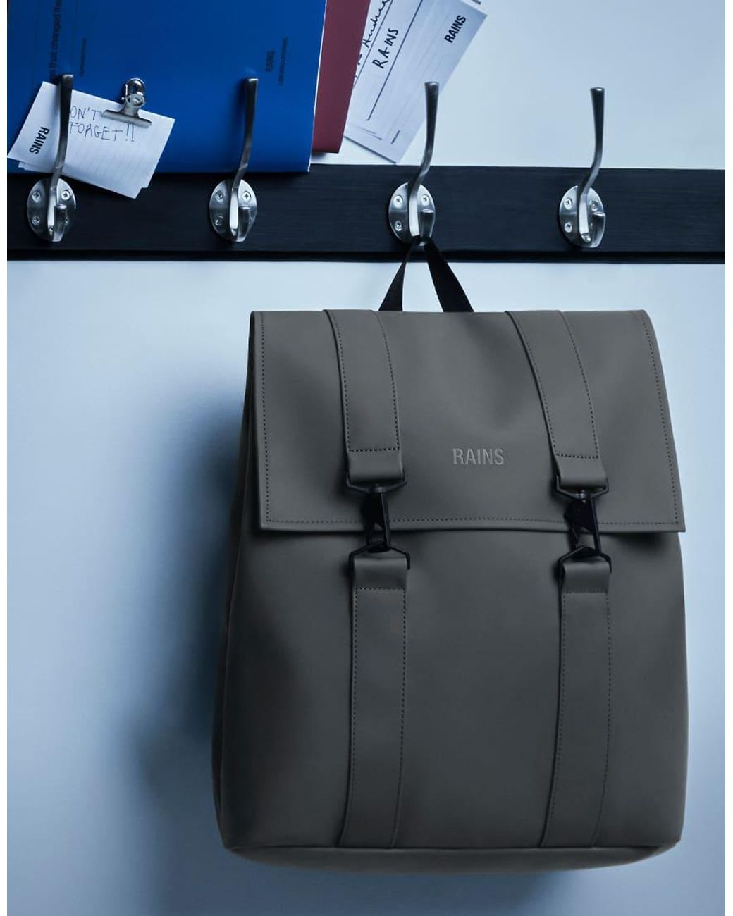 Rains Blue 13300 Msn Waterproof Backpack for men