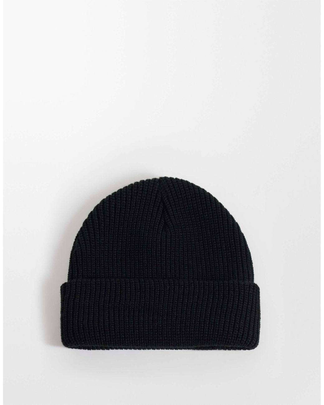 Huf Black Usual Beanie for men