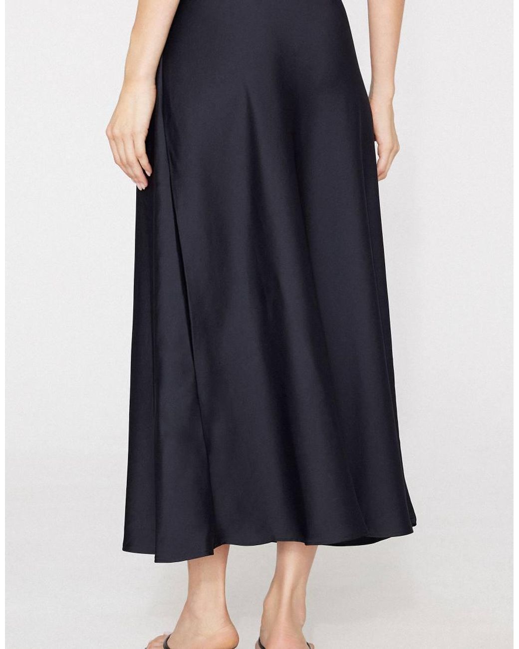 Tezenis Blue Long Satin Bell Skirt