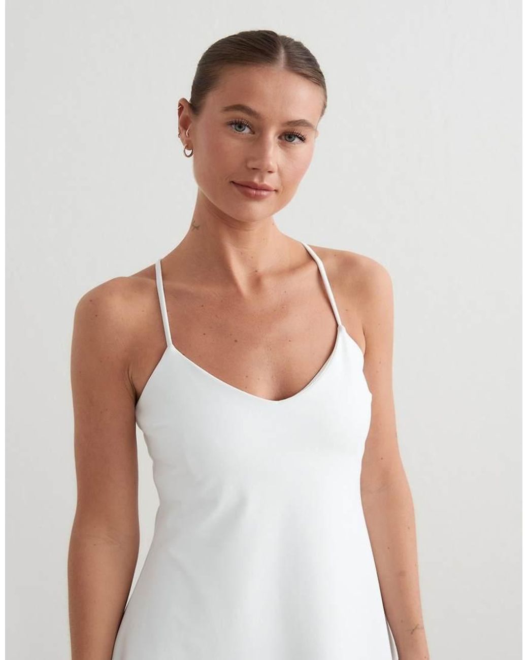 Aim'n White Sense Strap Dress