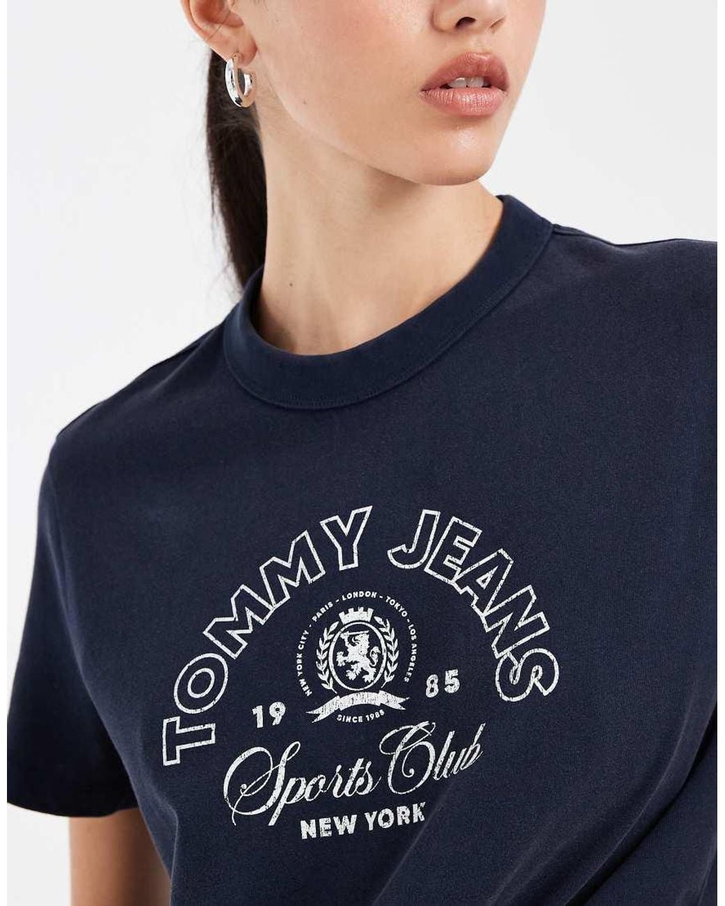 Tommy Hilfiger Blue Heritage Logo T-shirt