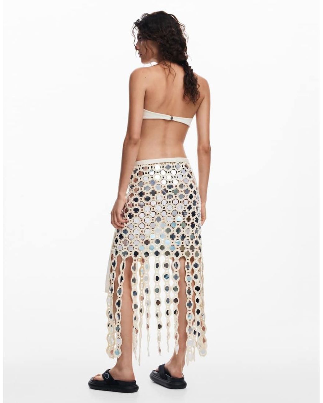 Desigual Blue Wrap Skirt