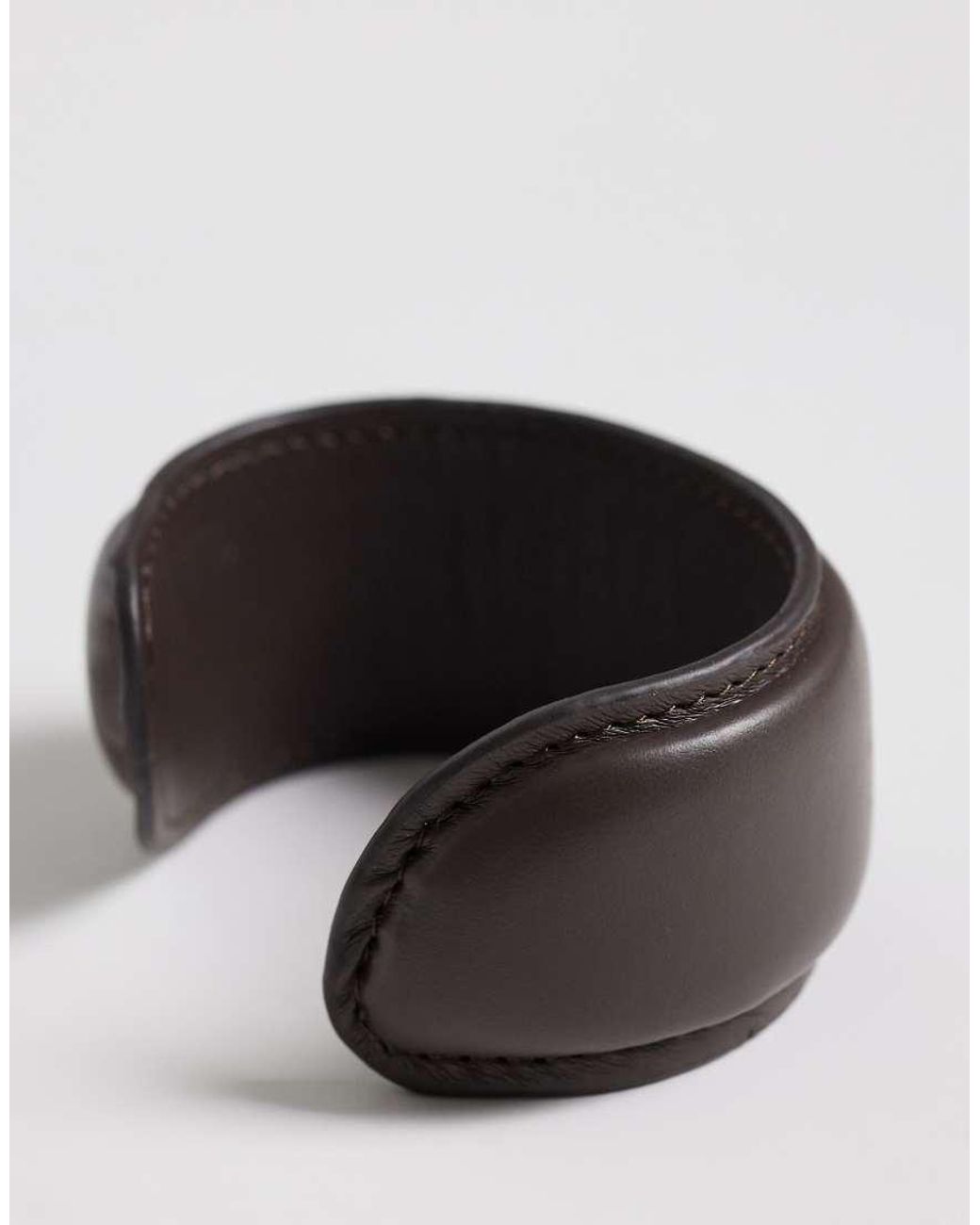ASOS Green Pack Of 2 Bangles With Faux-leather
