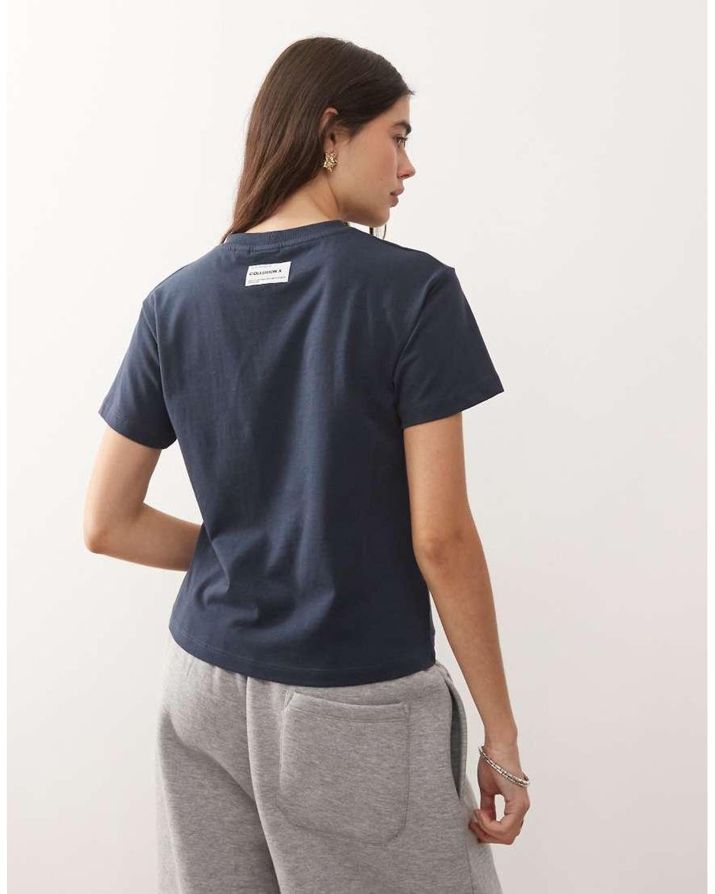 Collusion Blue Logo Anti Fit Tee