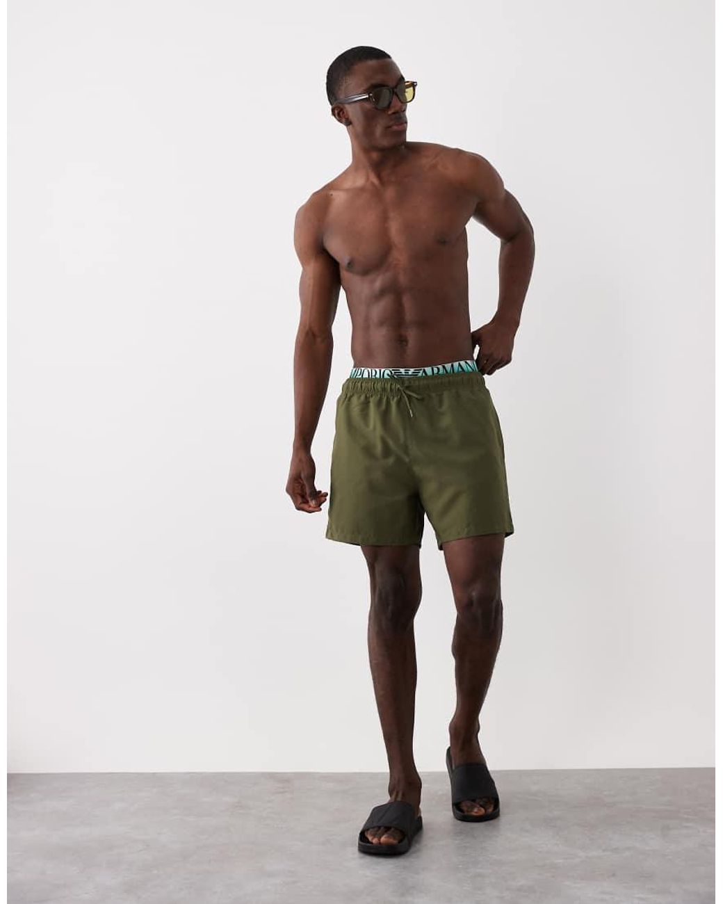 Emporio Armani Multicolor Bodywear Swim Shorts for men