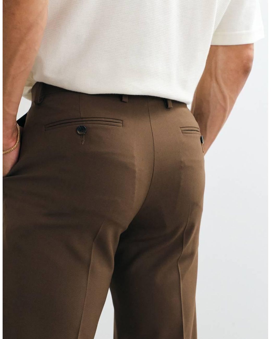ASOS White Mix & Match Slim Suit Pants for men