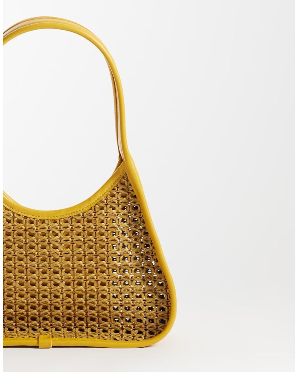 ASOS Metallic Weave Shoulder Bag