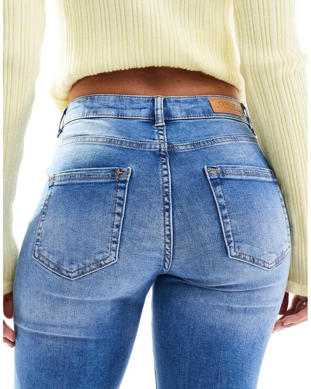 ONLY Blue Blush Straight Leg Jeans