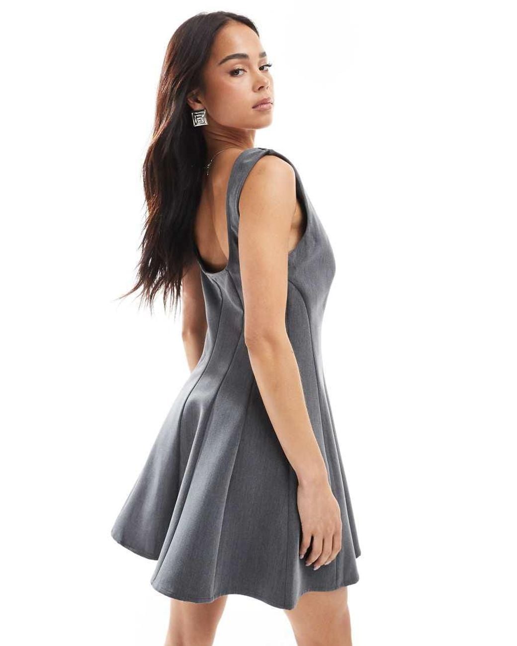 bershka grey dress Bershka Dress in Grey