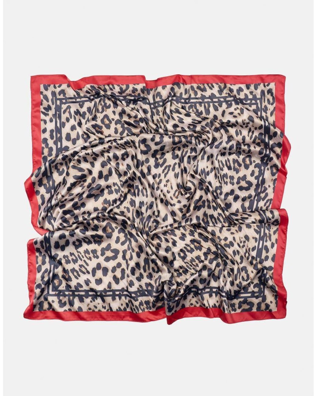 Pull&Bear Brown Bandana Leopard Print