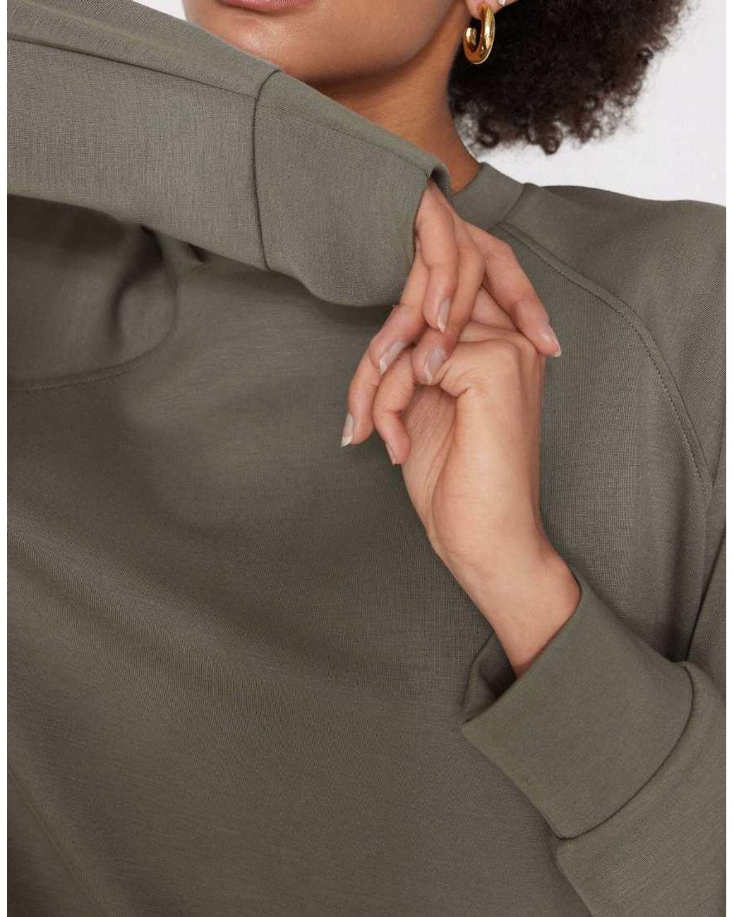 Tezenis Gray Soft Touch Round Neck Sweatshirt