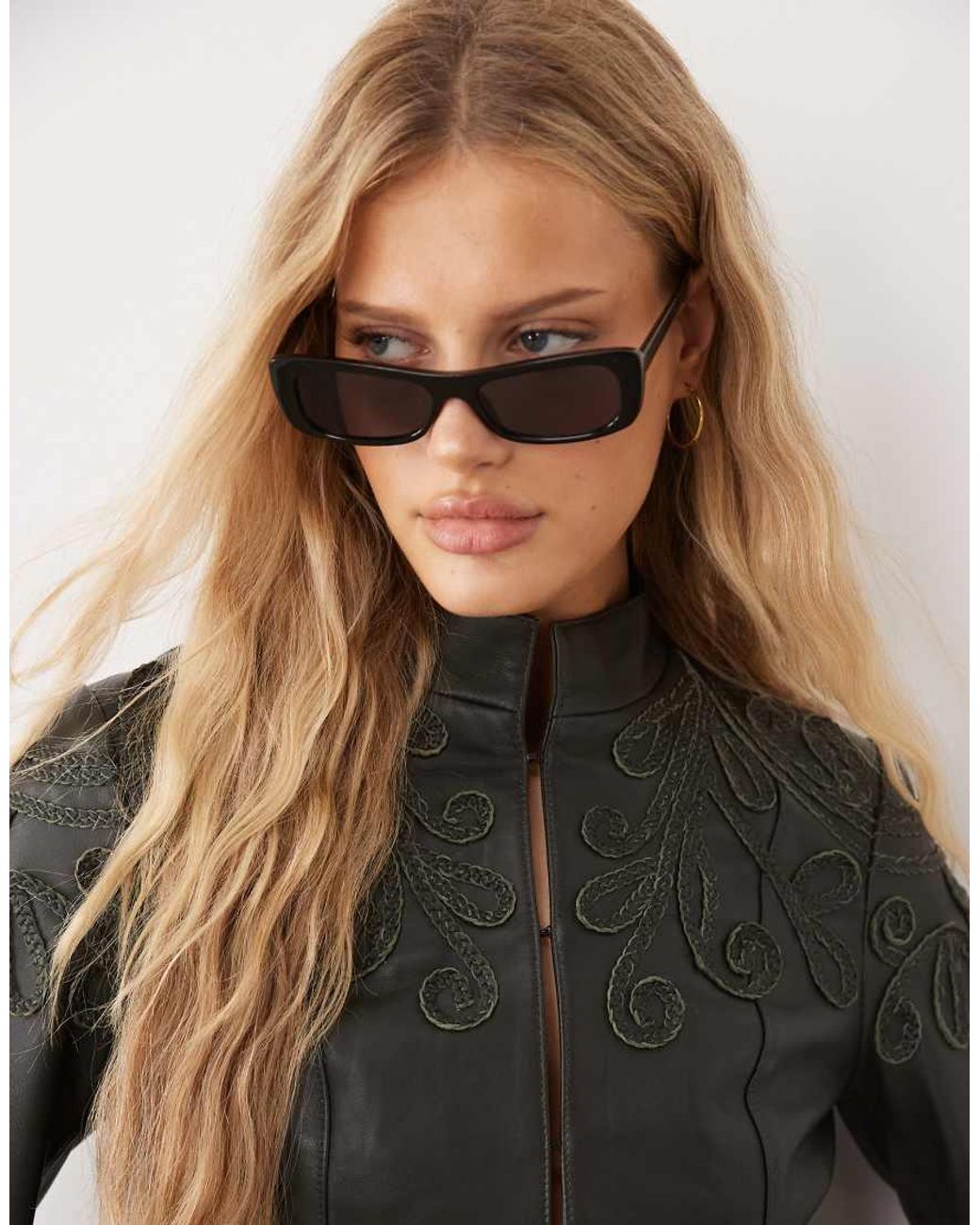 Urbancode Gray Structured Jacket With Embroidery Detailing