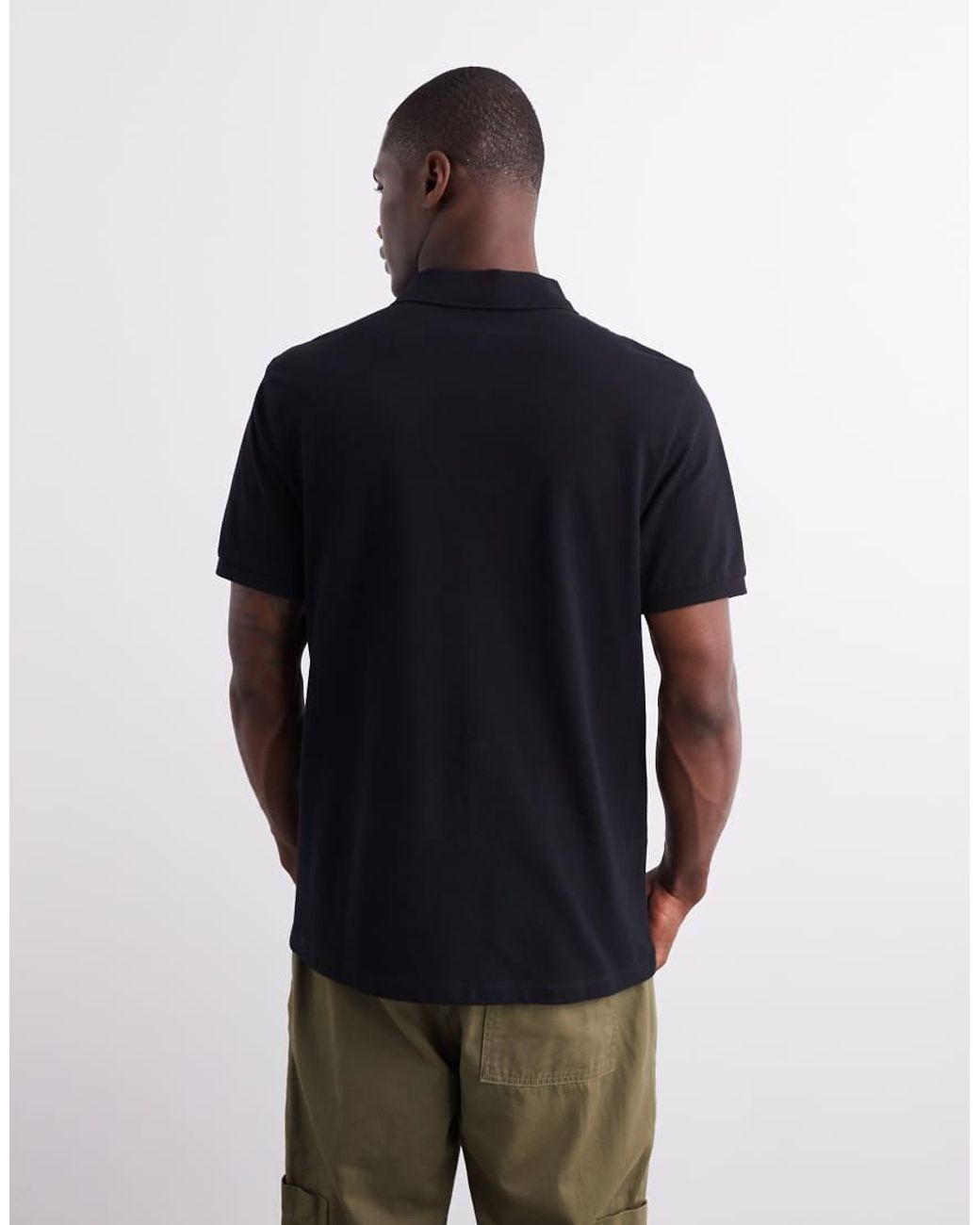 ASOS Blue Essentials Regular Fit Polo for men
