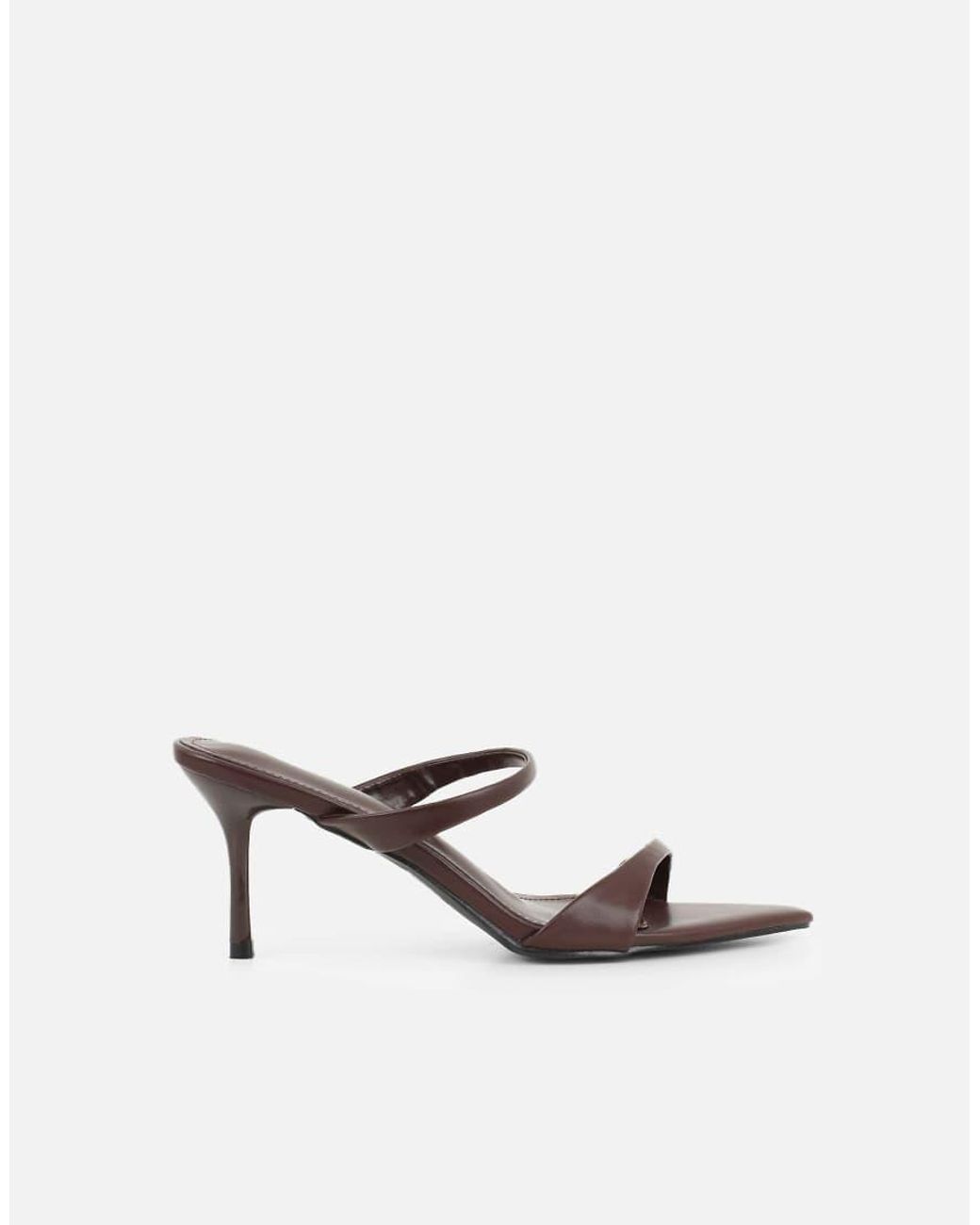 SIMMI Brown Pearl Mules