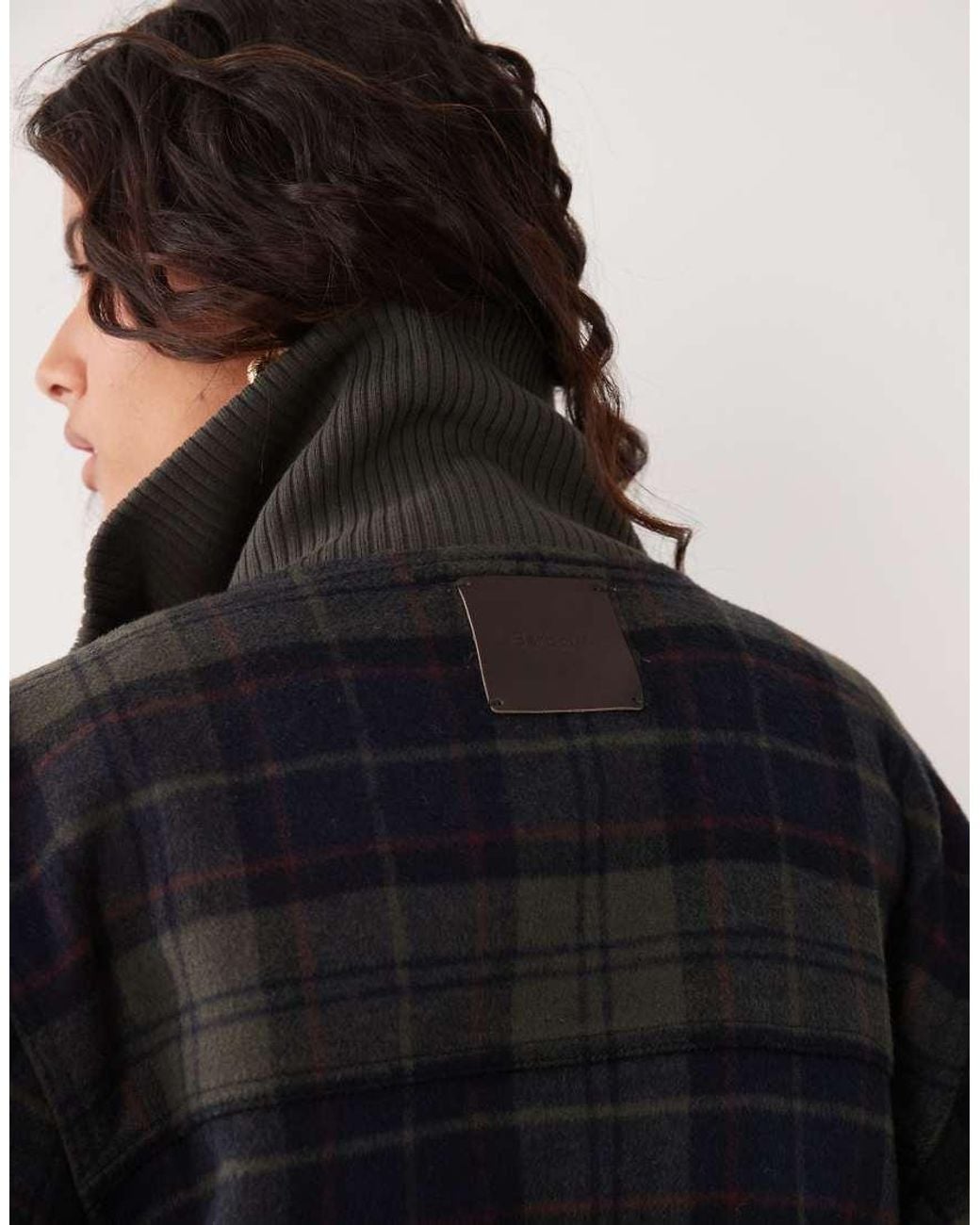 Barbour Blue Ivybridge Tartan Check Zip Through Jacket