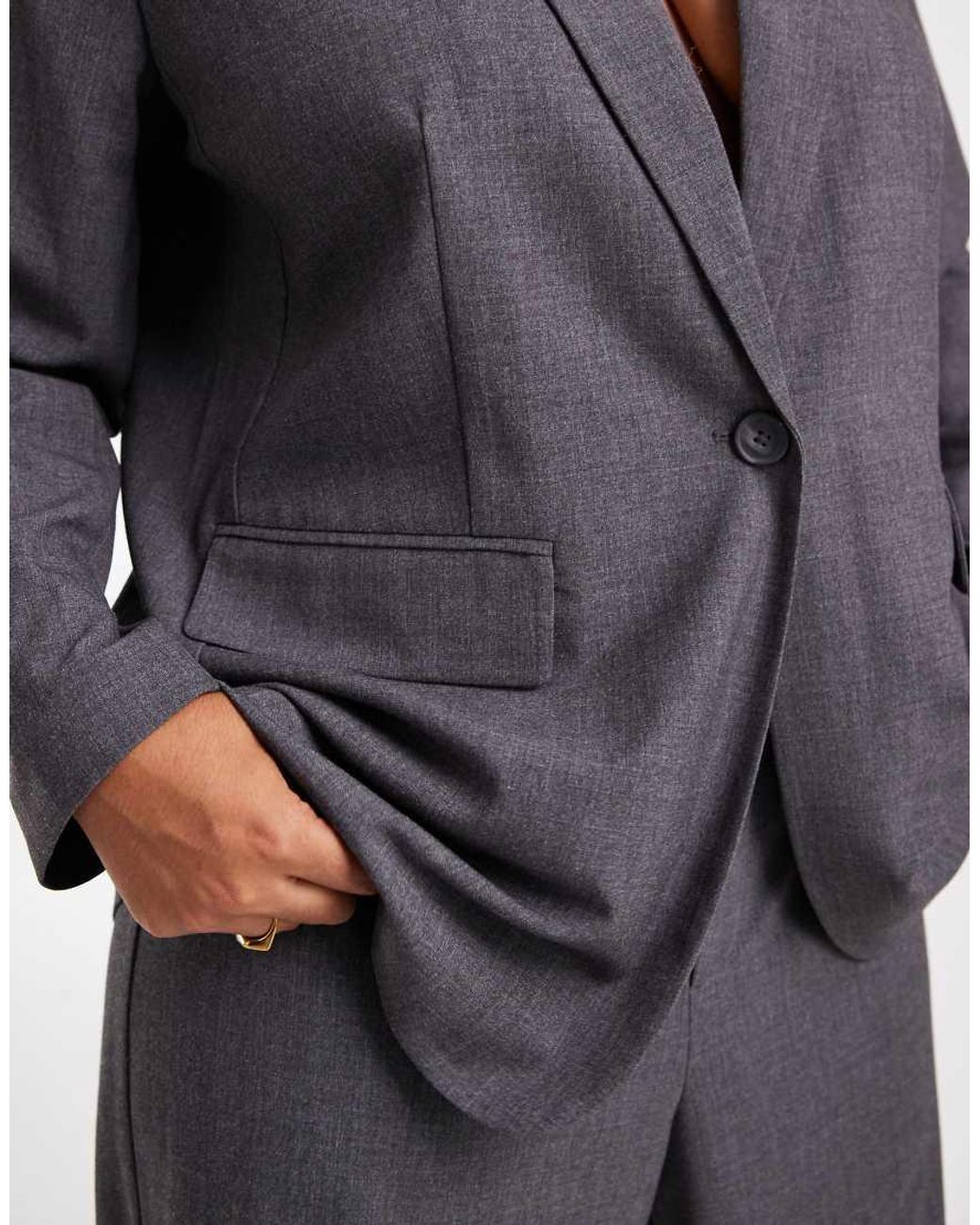 Vero Moda Black Oversized Tailored Blazer Co-ord