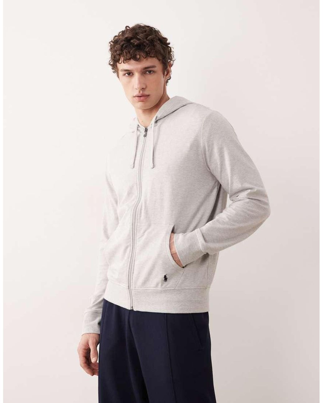 Polo Ralph Lauren Natural Long Sleeve Lounge Hoodie for men