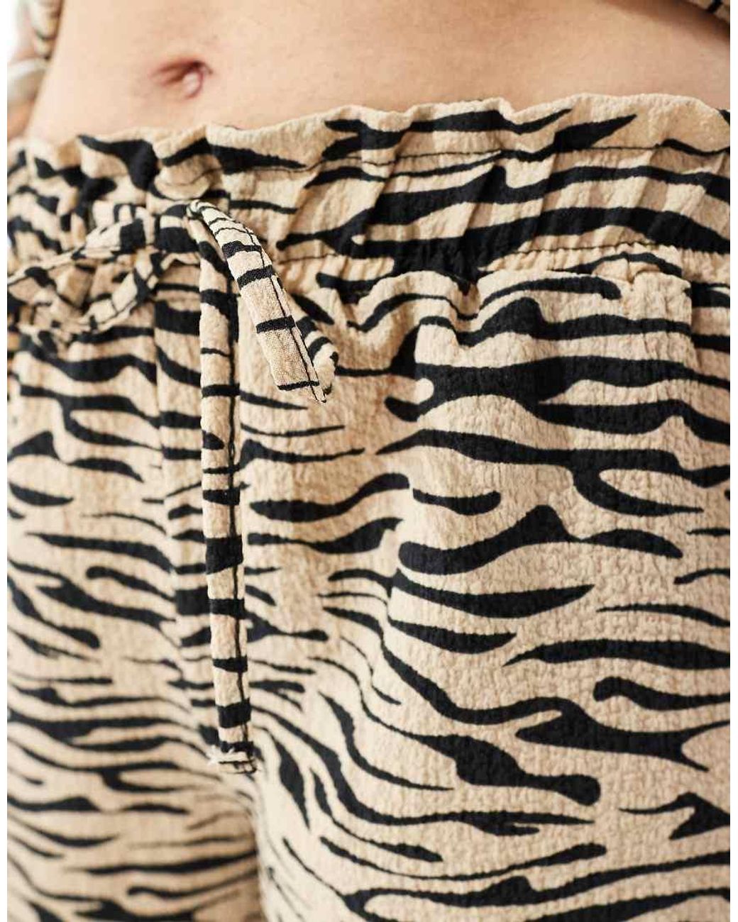 Noisy May Natural High Waisted Ripple Shorts