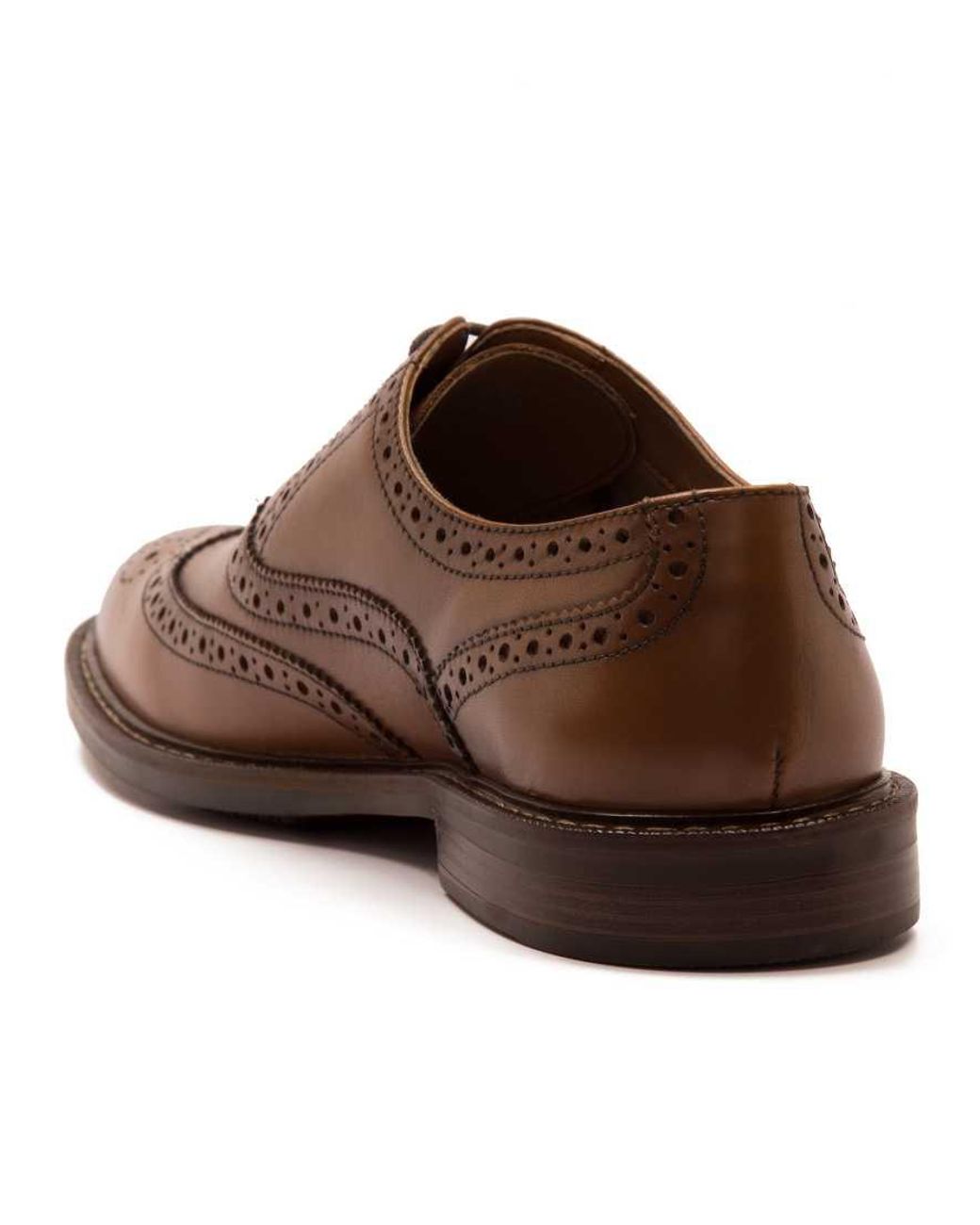 Thomas Crick Brown 'Waldew' Leather Oxford Formal Lace-Up Shoes for men