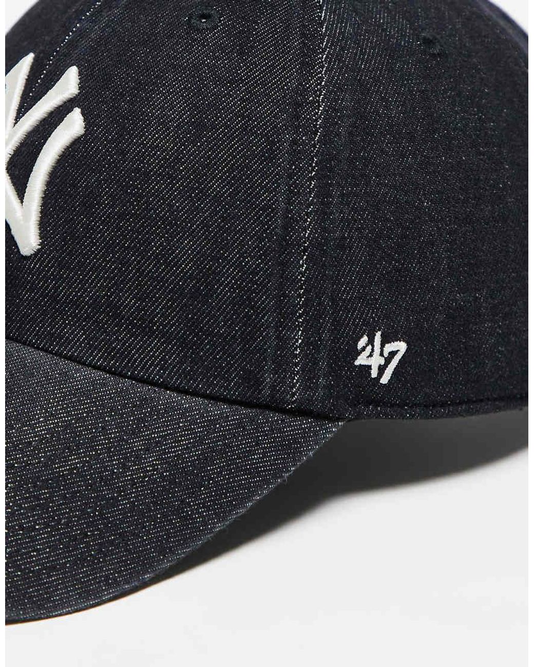'47 Blue Ny Yankees Clean Up Denim Baseball Cap